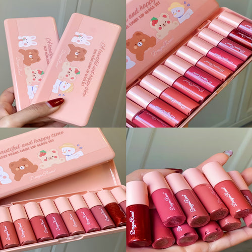 10pcs Lip Gloss Set Box